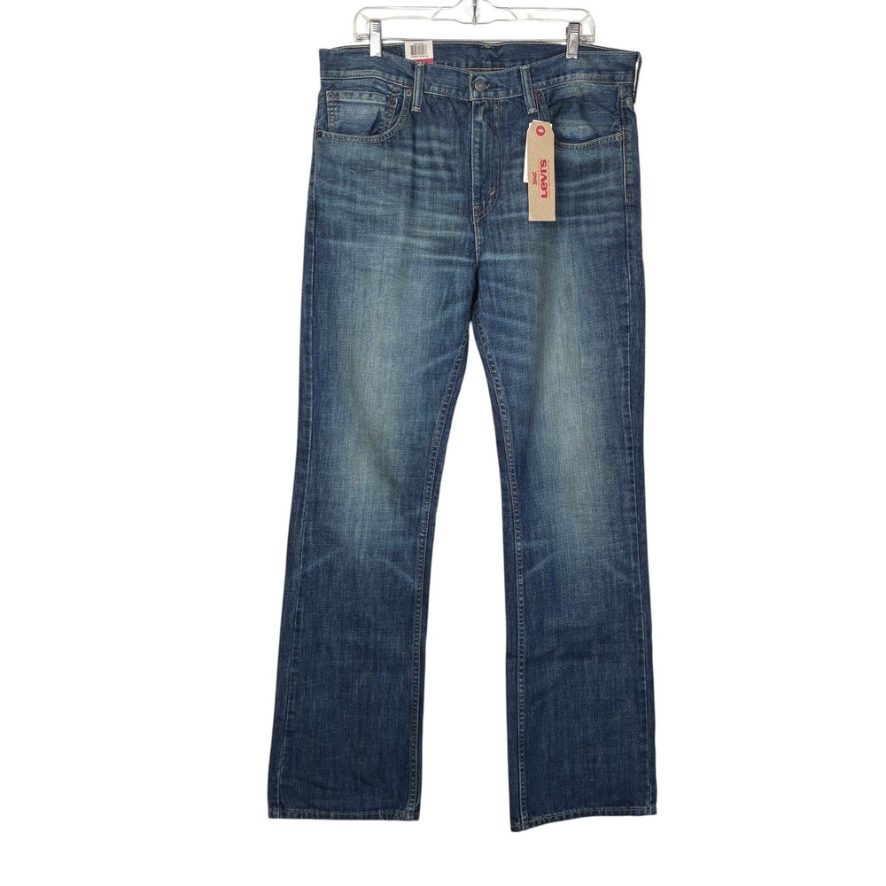 Levi's 527 Jeans 36x34 Mens Slim Bootcut Blue Medium Wash Western Rodeo